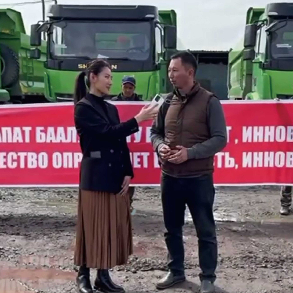Приемка пяти самосвалов для представителей компании Global Concrete LLC
